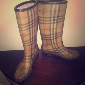 Burberry Nova check Rain boots